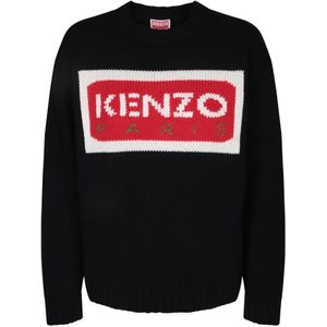 Kenzo, Dames, Truien, Zwart, Maat: XS Katoen,