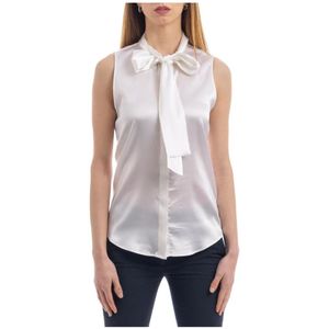 Xacus, Dames, Tops, Wit, Maat: L Zijde,