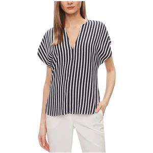 Tommy Hilfiger, Dames, Blouses & Shirts, Blauw, Maat: L Viscose,