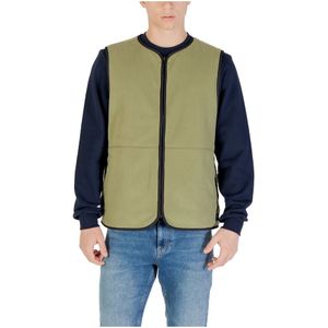 Vans, Heren, Jassen, Groen, Maat: L Poliester,