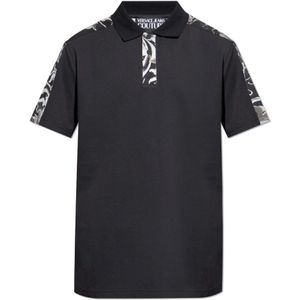 Versace Jeans Couture, Heren, Tops, Zwart, Maat: L Katoen,