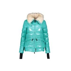 Moncler Arabba Gewatteerde Jas , Green , Dames , Maat: XS