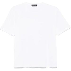 Roberto Collina, Heren, Tops, Wit, Maat: S Katoen,