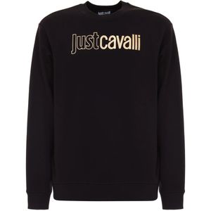 Just Cavalli - Sweatshirt - Goud/Zwart - Lange Mouw