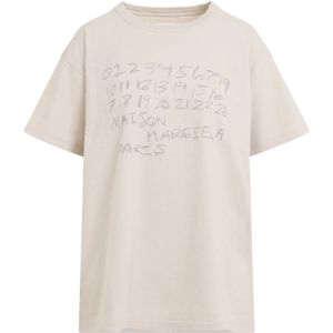 Maison Margiela, Dames, Tops, Beige, Maat: S Katoen,