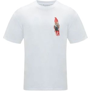 JW Anderson, Heren, Tops, Wit, Maat: XS Katoen,