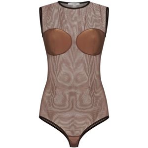 Nensi Dojaka - Top - Bruin - Unieke Stijl