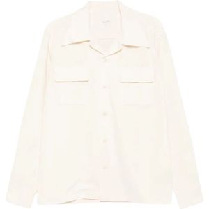 Second/Layer, Heren, Overhemden, Wit, Maat: XL Viscose,