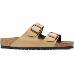 Birkenstock, Heren, Schoenen, Bruin, Maat: 41 EU Leer,