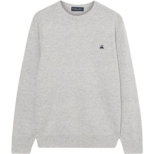 Brooks Brothers, Heren, Truien, Grijs, Maat: S Wol,