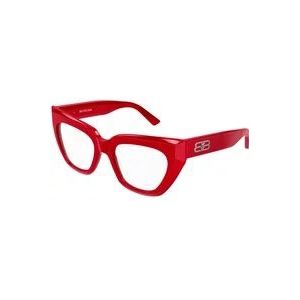 Balenciaga Modieuze bril , Red , Dames , Maat: 50 MM