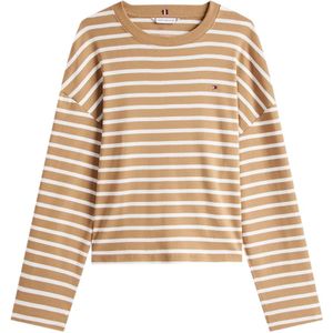 TOMMY HILFIGER Shirt  camel / wit