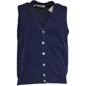 Filippo De Laurentiis, Heren, Jassen, Blauw, Maat: S Wol,