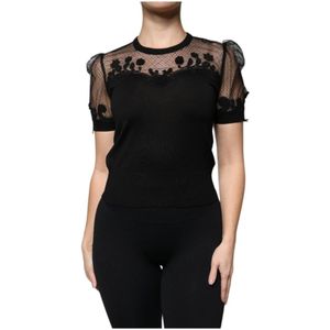 Dolce & Gabbana - Blouse - Zwart - Zijde