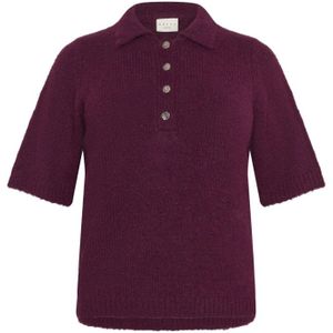 Kaffe Curve, Dames, Truien, Rood, Maat: S