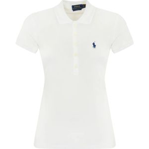 Polo Ralph Lauren, Dames, Tops, Wit, Maat: L Piqué,