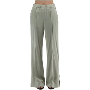 Jil Sander, Dames, Broeken, Groen, Maat: S Viscose,