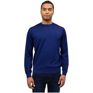 Filippo De Laurentiis, Heren, Truien, Blauw, Maat: XL Wol,