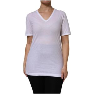 Dolce & Gabbana, Dames, Tops, Wit, Maat: XS Katoen,
