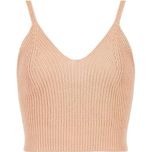 Armani Exchange, Dames, Tops, Beige, Maat: XS Katoen,