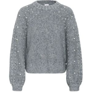 Saint Tropez, Dames, Truien, Grijs, Maat: M