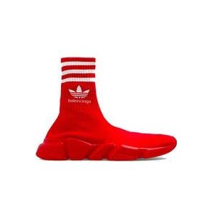 Balenciaga Rode Sneakers voor Heren , Red , Heren , Maat: 35 EU