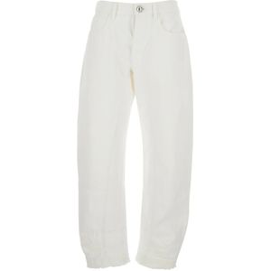 Jil Sander - Loose-fit Jeans - Wit - 100% Katoen