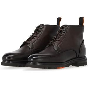 Santoni Logan Veterschoenen , Brown , Heren , Maat: 43 EU