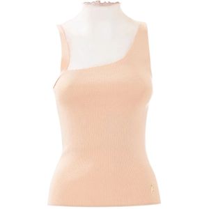 Kocca, Dames, Tops, Roze, Maat: S Viscose,