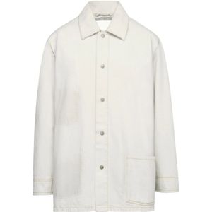 Maison Margiela, Dames, Jassen, Wit, Maat: 2XS