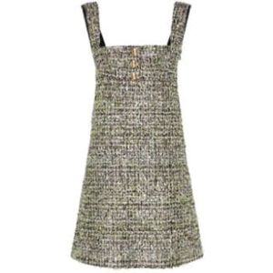 Giambattista Valli, Dames, Jurken, Grijs, Maat: S Tweed,