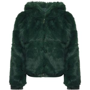 V73, Dames, Jassen, Groen, Maat: M Leer,