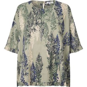 Masai, Dames, Blouses & Shirts, Groen, Maat: S Viscose,
