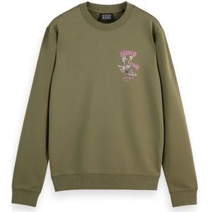 Scotch & Soda, Heren, Sweatshirts & Hoodies, Groen, Maat: S