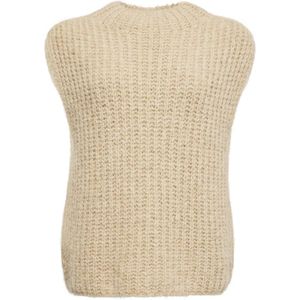 Lind, Dames, Truien, Beige, Maat: S/M Wol,
