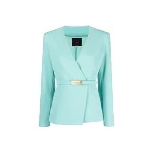 Pinko Blazers , Blue , Dames , Maat: 2XS