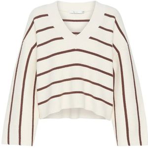 Gestuz, Dames, Truien, Beige, Maat: S Katoen,