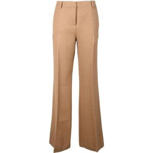 Etro, Dames, Broeken, Bruin, Maat: M Wol,