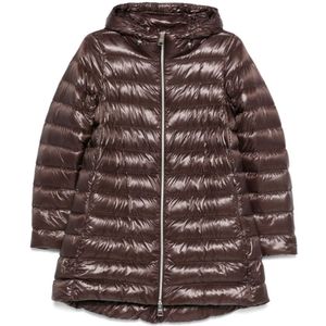 Herno, Dames, Mantels, Bruin, Maat: S Katoen,