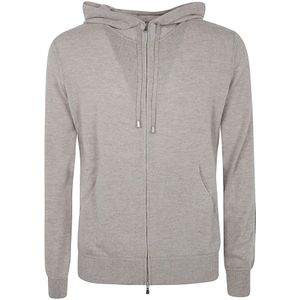 Filippo De Laurentiis, Heren, Sweatshirts & Hoodies, Beige, Maat: 2XL Wol,