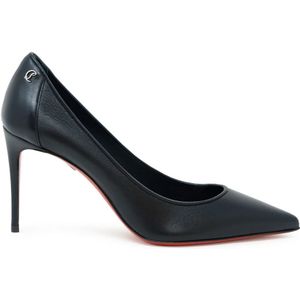 Christian Louboutin, Dames, Schoenen, Zwart, Maat: 40 EU Leer,