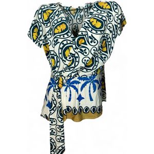 Ana Alcazar, Dames, Blouses & Shirts, Veelkleurig, Maat: M Leer,