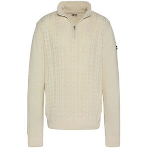 Schott Nyc, Heren, Truien, Beige, Maat: S Katoen,