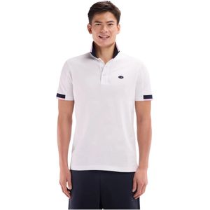 Eden Park, Heren, Tops, Wit, Maat: L Katoen,