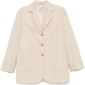 Ermanno Scervino, Dames, Jassen, Beige, Maat: S