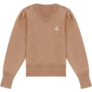 Isabel Marant, Dames, Truien, Bruin, Maat: 2XS Katoen,