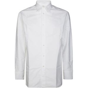JW Anderson, Heren, Overhemden, Wit, Maat: S Katoen,