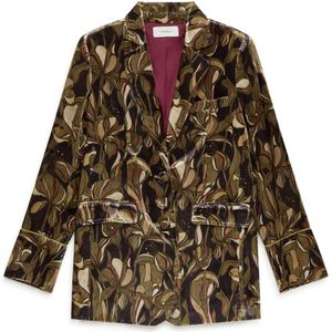 Maliparmi, Dames, Jassen, Veelkleurig, Maat: XS Leer,