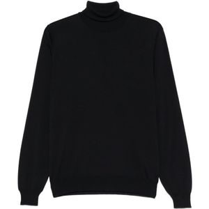 Lardini, Heren, Truien, Blauw, Maat: 3XL Wol,