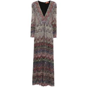 Missoni, Dames, Jurken, Veelkleurig, Maat: S Viscose,